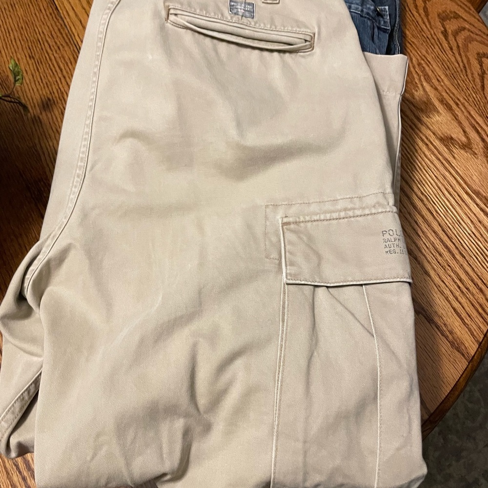 Polo cargo khaki jeans relaxed fit - Picture 2 of 2